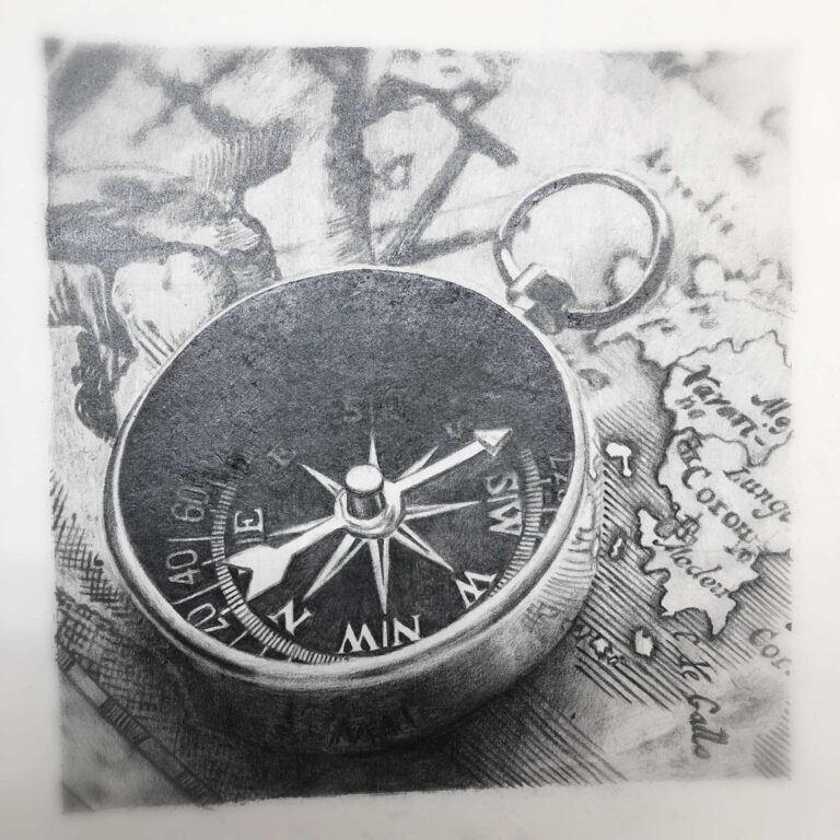 Compass Drawing Exercise